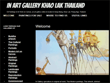 Tablet Screenshot of paintingsinthailand.com